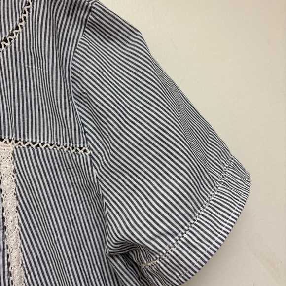 Bungee Floral Embroidered Babydoll Dress - Picture 4 of 12